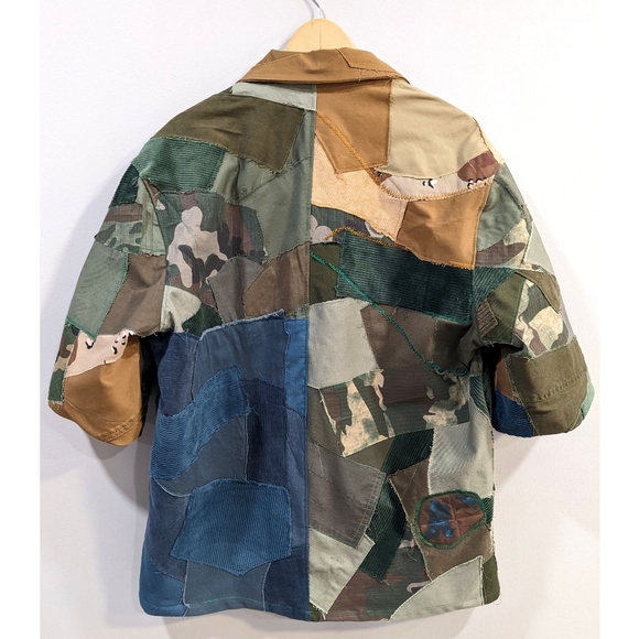 Flawed Double Breasted Lapel Shirt (Chest 39-41″) - Picture 4 of 5